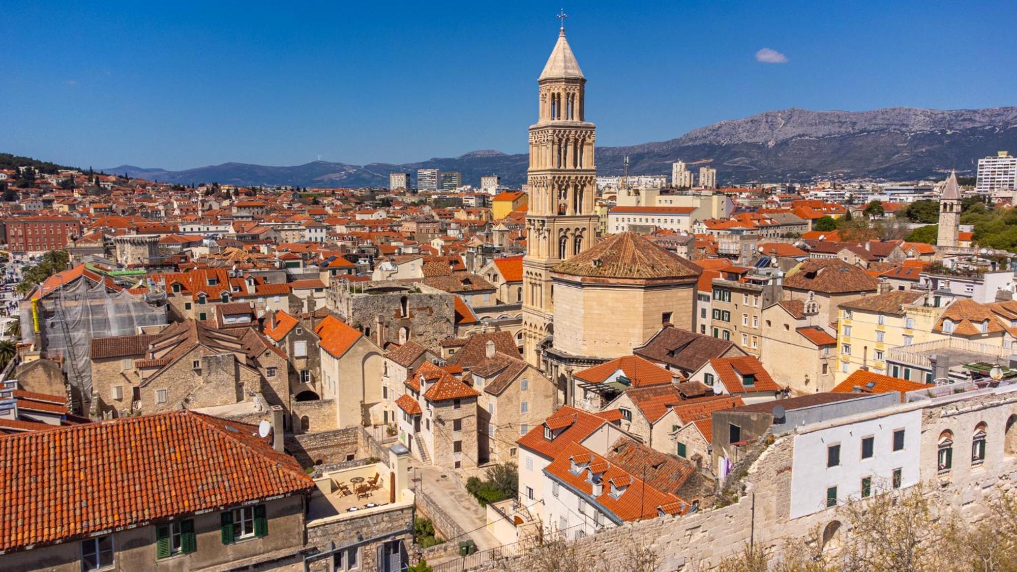 Terazza Grande In Diocletian Tower Apartment สปลิท ภายนอก รูปภาพ
