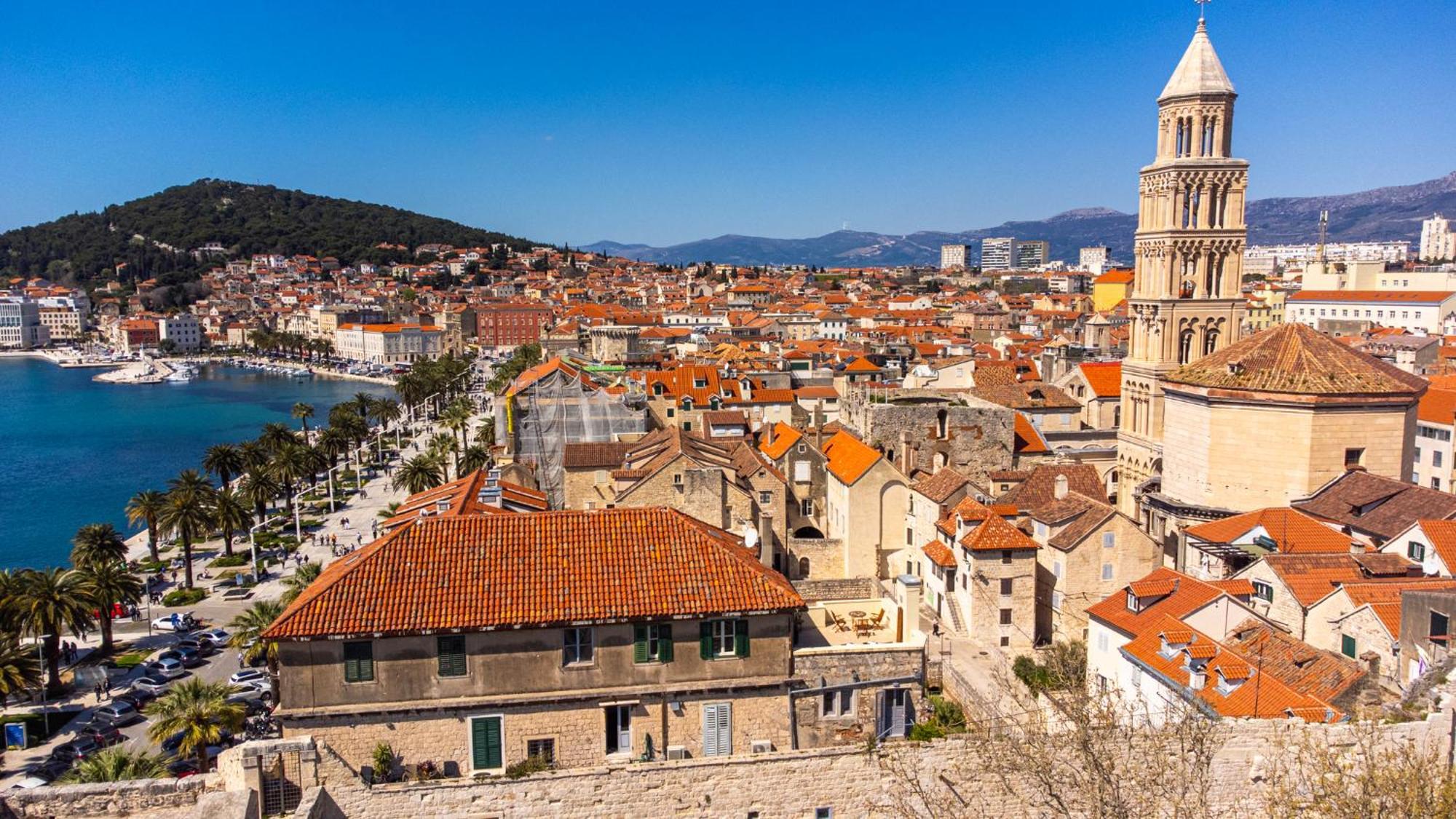 Terazza Grande In Diocletian Tower Apartment สปลิท ภายนอก รูปภาพ