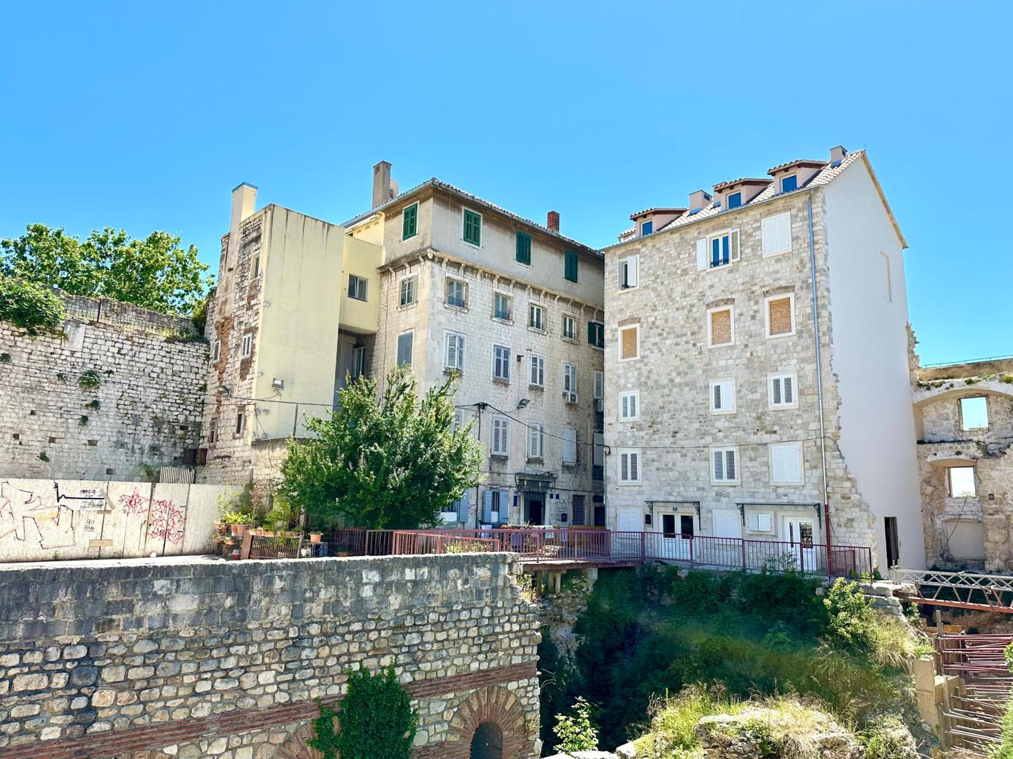 Terazza Grande In Diocletian Tower Apartment สปลิท ภายนอก รูปภาพ
