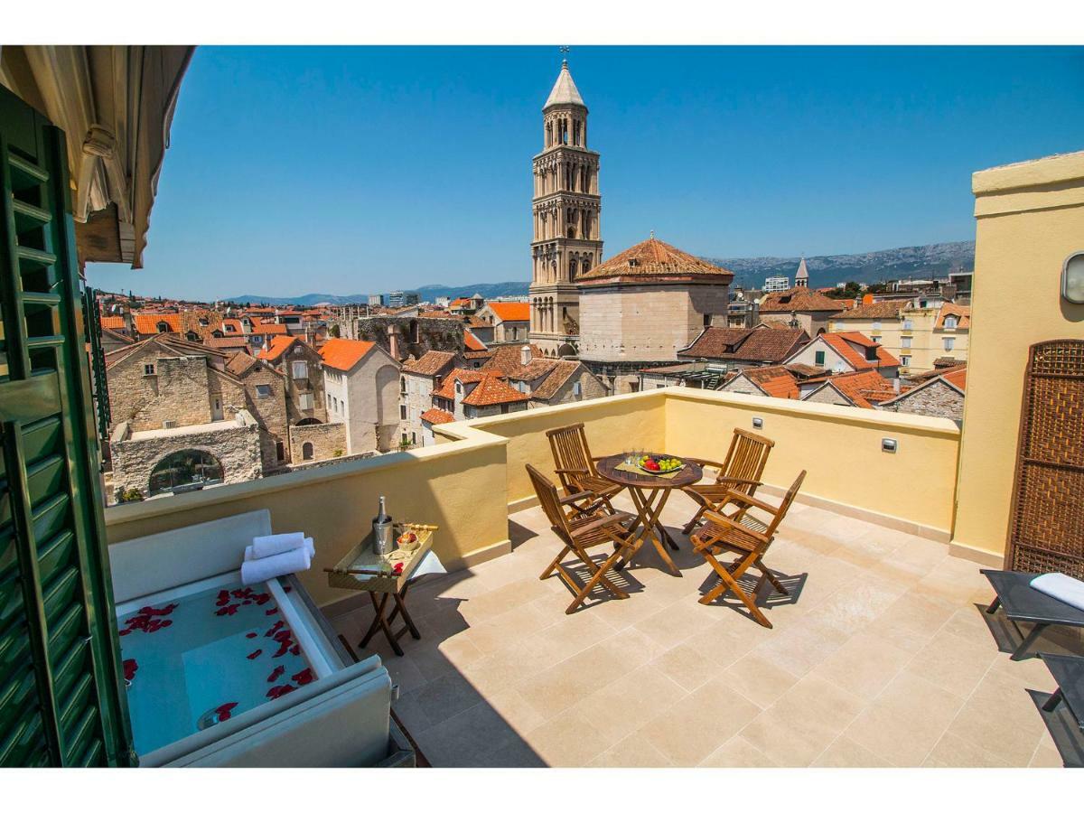 Terazza Grande In Diocletian Tower Apartment สปลิท ภายนอก รูปภาพ