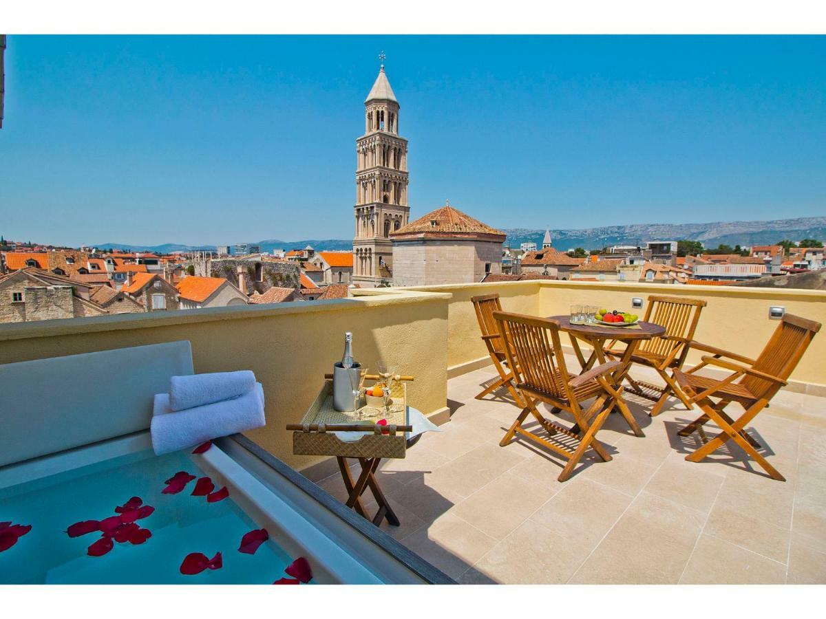 Terazza Grande In Diocletian Tower Apartment สปลิท ภายนอก รูปภาพ