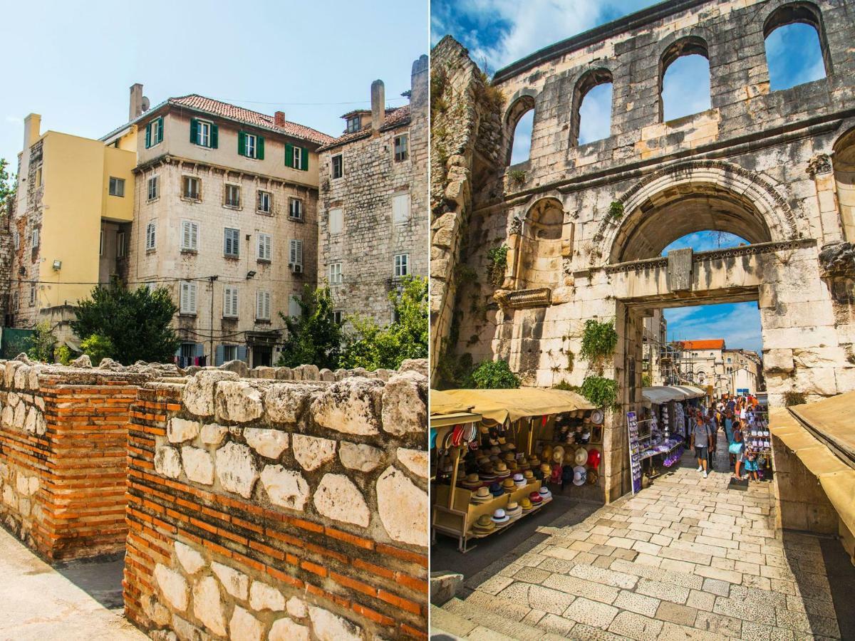Terazza Grande In Diocletian Tower Apartment สปลิท ภายนอก รูปภาพ